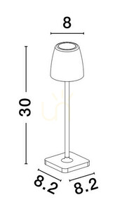 AGUITA Stehleuchte für draußen von Luces Exclusivas LE73552 1 AGUITA Stehleuchte für draußen von Luces Exclusivas LE73552 small 1