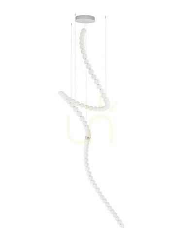 Prüfen LED-Pendelleuchte MOCA Luces Exclusivas LE43460 Chrom 79 cm