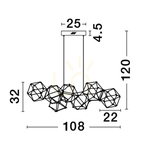 Prüfen ASIS Luces Exclusivas Pendelleuchte LE43477