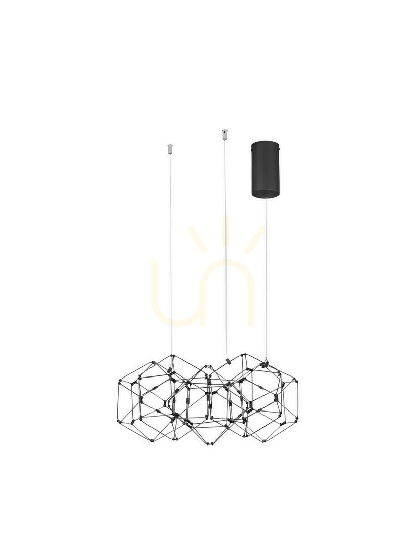 Prüfen LED-Pendelleuchte Luces Exclusivas ASIS schwarz 49 cm LE43479 LED-Pendelleuchte Luces Exclusivas ASIS schwarz 49 cm LE43479