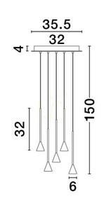 SITGES Luces Exclusivas Pendelleuchte LE43498 3 SITGES Luces Exclusivas Pendelleuchte LE43498 small 3