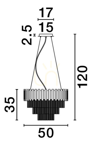 Prüfen ACATEN Luces Exclusivas Pendelleuchte LE43566