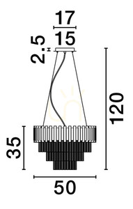 ACATEN Luces Exclusivas Pendelleuchte LE43566 small 1