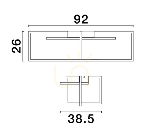Prüfen Plafond BALDO Luces Exclusivas LE43582