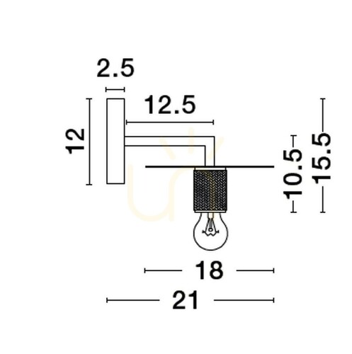 Prüfen BAJIO Wandleuchte von Luces Exclusivas LE43609