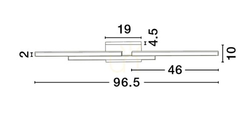 Prüfen BAGRES Luces Exclusivas Wandleuchte LE43616