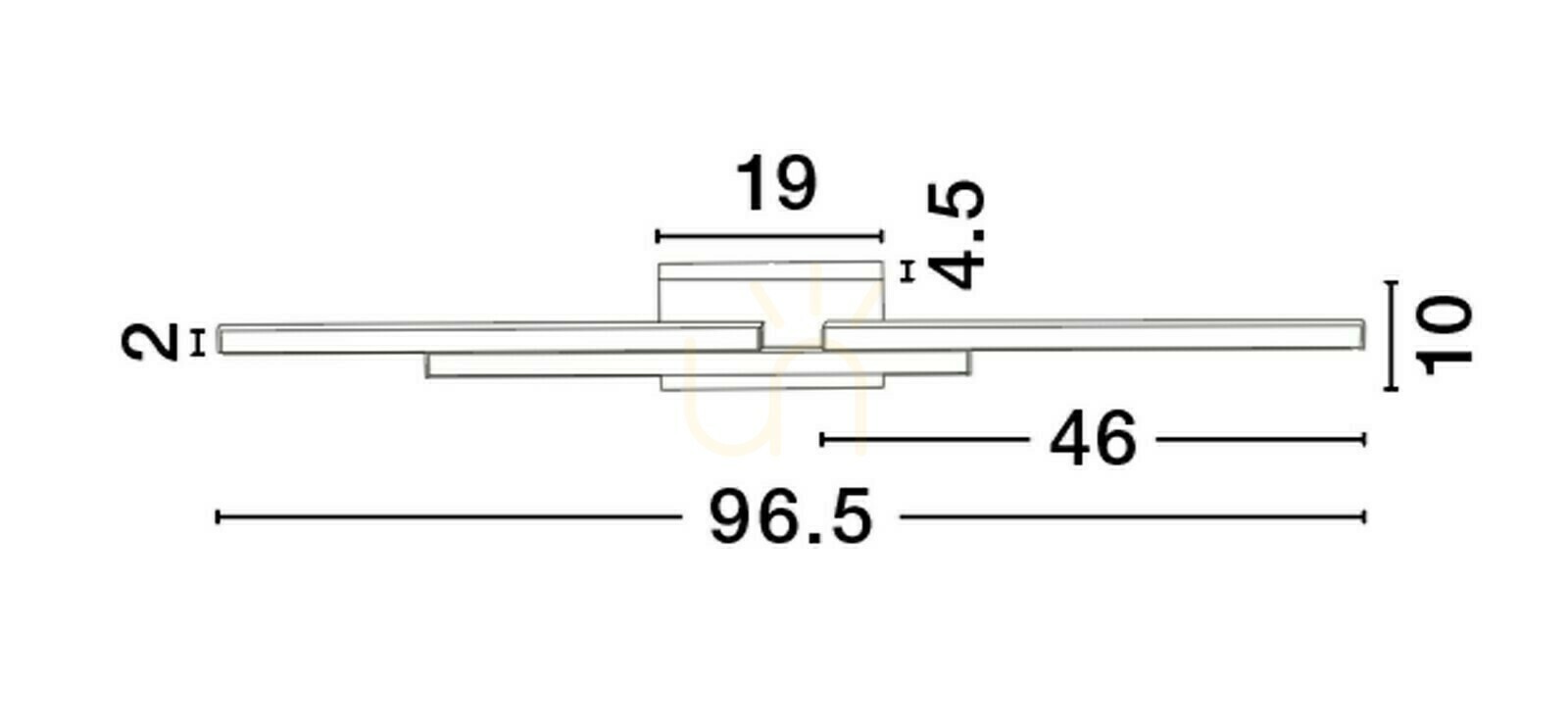 Aussicht BAGRES Luces Exclusivas Wandleuchte LE43616 BAGRES Luces Exclusivas Wandleuchte LE43616