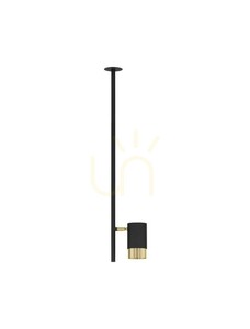 Einbau-Deckenspot am Stab BAILON Luces Exclusivas LE43638 schwarz-gold GU10, 64 cm small 2