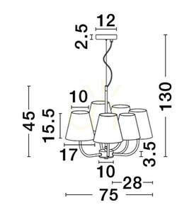 BAJADA Pendelleuchte von Luces Exclusivas LE43643 small 2