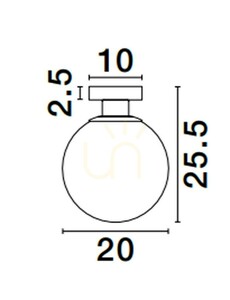 Plafond BAJUCU Luces Exclusivas LE43653 small 1
