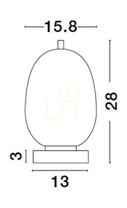 PILAR Luces Exclusivas Tischleuchte LE43660 2 PILAR Luces Exclusivas Tischleuchte LE43660 small 2