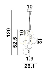 PARLA Luces Exclusivas Pendelleuchte LE43675 small 1