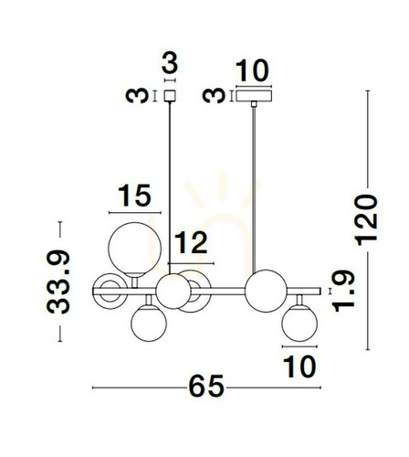 Prüfen PARLA Luces Exclusivas Pendelleuchte LE43676