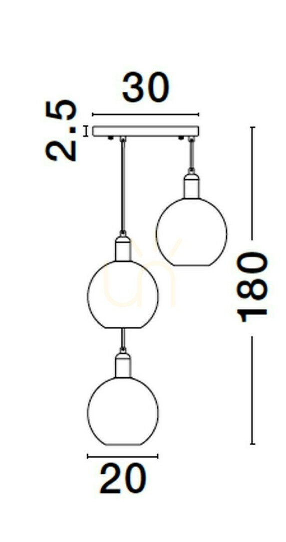 Aussicht BALCHE Pendelleuchte von Luces Exclusivas LE43695 BALCHE Pendelleuchte von Luces Exclusivas LE43695