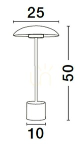 BARRON Tischleuchte von Luces Exclusivas LE43732 small 1