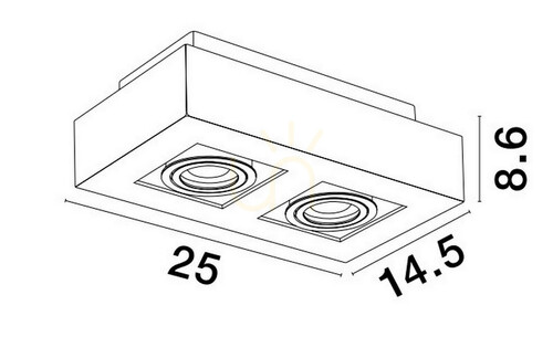Prüfen Spot ACATENO Luces Exclusivas LE61633