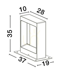 ABUNDIO Luces Exclusivas Beleuchtungspfosten LE73573 3 ABUNDIO Luces Exclusivas Beleuchtungspfosten LE73573 small 3