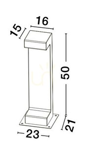 ACAHUAL Luces Exclusivas Beleuchtungspfosten LE73577 small 2
