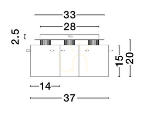Plafond ORAN Luces Exclusivas LE44246 small 2