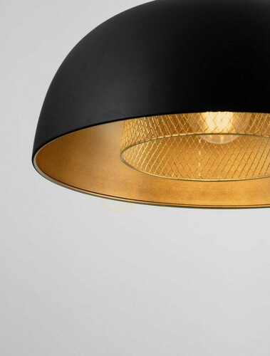 Prüfen Luces Exclusivas RUPA LE44286 Pendelleuchte schwarz-gold 35 cm E27