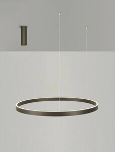 LED-Pendelleuchte Luces Exclusivas BARI LE44320, gebürstetes Braun, Ø98 cm, 3000 K small 3