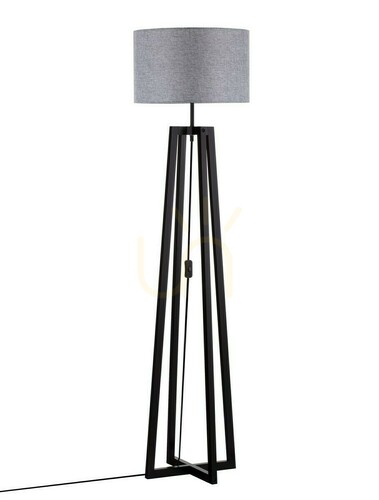 Prüfen Stehleuchte Luces Exclusivas TUMAN schwarz-grau E27 165 cm LE44364