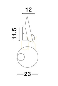 CARDE Luces Exclusivas Wandleuchte LE44367 small 2