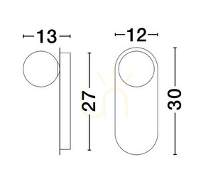 ALTOS Luces Exclusivas Wandleuchte LE44369 small 2
