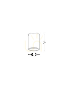 Außen-Deckenleuchte SUCRE Luces Exclusivas schwarz LED 6 W LE73652 small 1