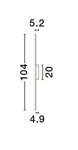 Luces Exclusivas PUNATA LE73734 LED-Außenwandleuchte, schwarz, 104 cm, 3000 K small 2