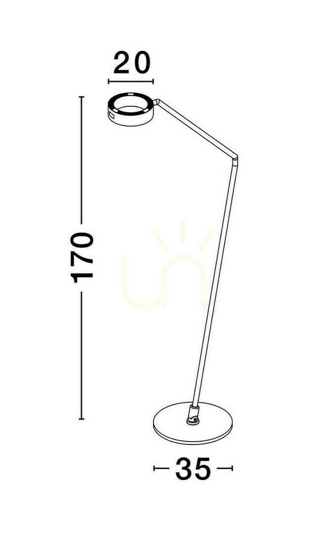 Anzeige ALMAY Luces Exclusivas Stehleuchte LE44609 ALMAY Luces Exclusivas Stehleuchte LE44609