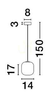 ANUCO Luces Exclusivas Pendelleuchte LE44610 small 3