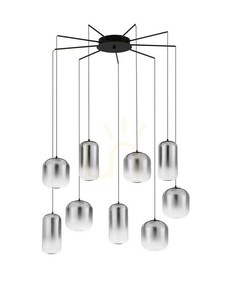 LED-Pendelleuchte ANUCO Luces Exclusivas LE44615, Rauchglas, 82 cm small 0