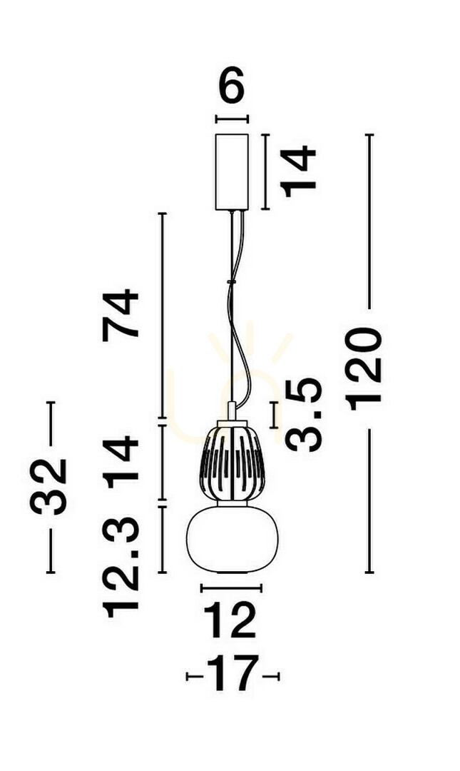 Anzeige ARROYOS Luces Exclusivas Pendelleuchte LE44494 ARROYOS Luces Exclusivas Pendelleuchte LE44494