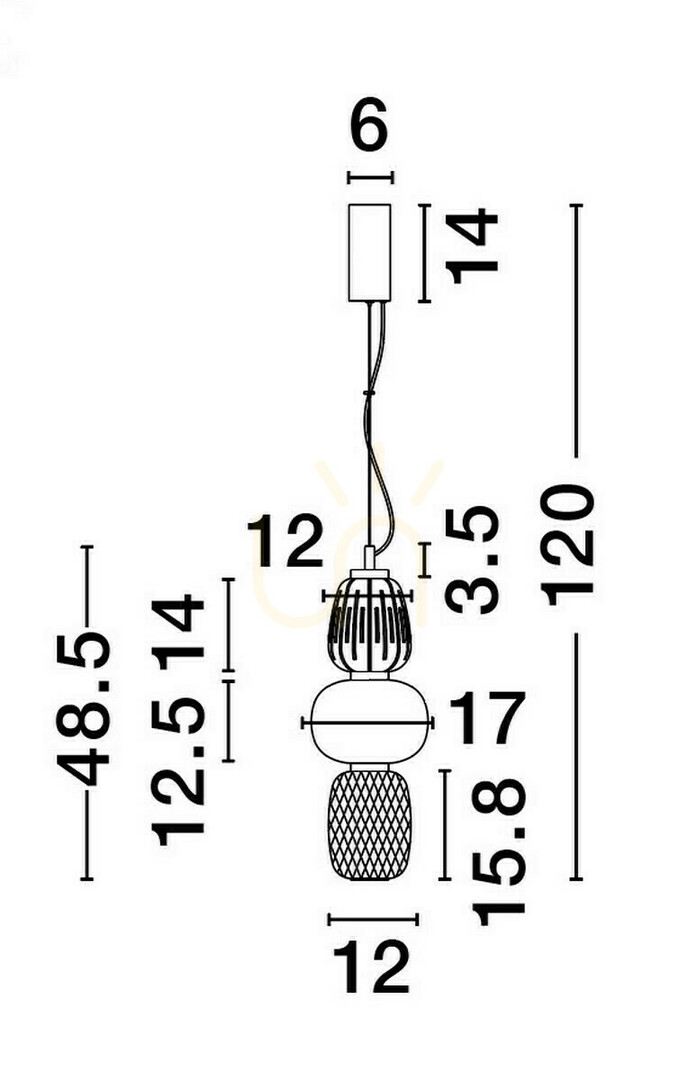 Anzeige ARROYOS Luces Exclusivas Pendelleuchte LE44495 ARROYOS Luces Exclusivas Pendelleuchte LE44495