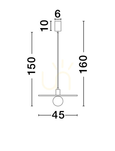 Prüfen ASUNTA Luces Exclusivas Pendelleuchte LE44658
