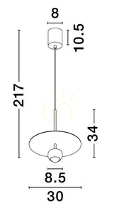 BAILA Luces Exclusivas Pendelleuchte LE44534 small 3