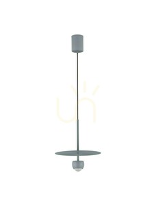 LED-Pendelleuchte BAILA Luces Exclusivas LE44536, blaugrau, 30 cm small 0