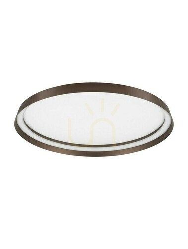 Prüfen Deckenleuchte Luces Exclusivas BATALLAS LE44792 braun, ø65 cm, LED 48 W 3361 lm, CCT 2700-4000 K