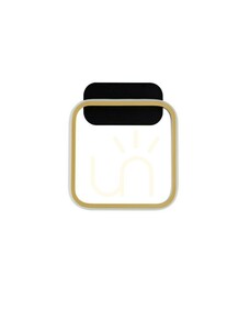 LED-Wandleuchte CHULUMANI Schwarz-Gold Luces Exclusivas LE44824 small 0