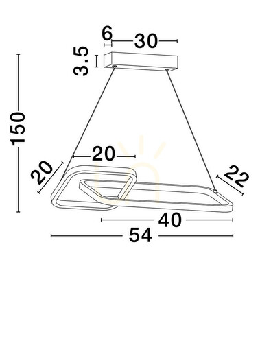 Prüfen CHULUMANI Luces Exclusivas Pendelleuchte LE44826