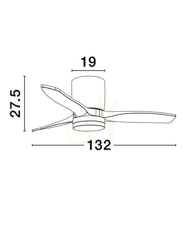 Prüfen GUARAYOS Luces Exclusivas Ventilator LE44968