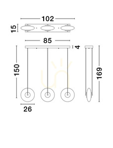 HUACARAJE Pendelleuchte von Luces Exclusivas LE44828 small 3