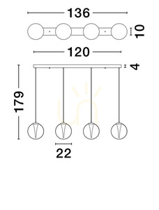 HUALMAY Luces Exclusivas Pendelleuchte LE44833 small 3