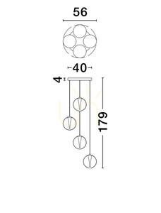 HUALMAY Luces Exclusivas Pendelleuchte LE44834 small 3