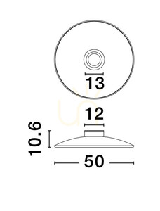 HUANUCO Luces Exclusivas Plafond LE44836 small 1