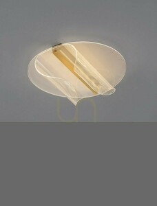 Goldfarbene LED-Deckenleuchte Luces Exclusivas HUARAL LE44438 20 W 3000 K, 55 cm small 1