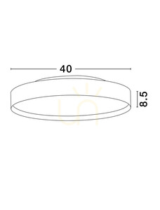 LED-Deckenleuchte HURTADO Luces Exclusivas LE44876 weiß small 1
