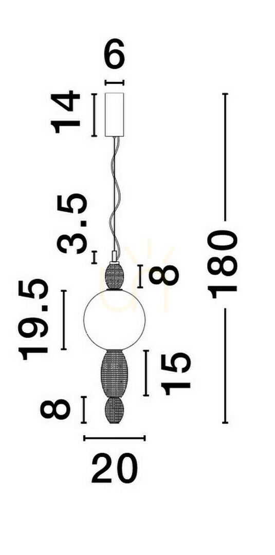 Anzeige JOAQUIN Luces Exclusivas Pendelleuchte LE44546 JOAQUIN Luces Exclusivas Pendelleuchte LE44546