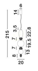 JOAQUIN Luces Exclusivas Pendelleuchte LE44548 small 3